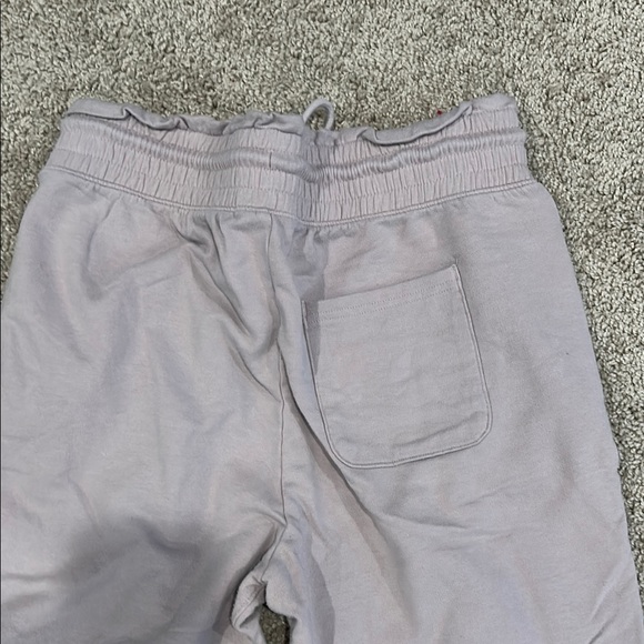 Dusty Rose Joggers with Drawstring Waistband - Picture 5 of 5